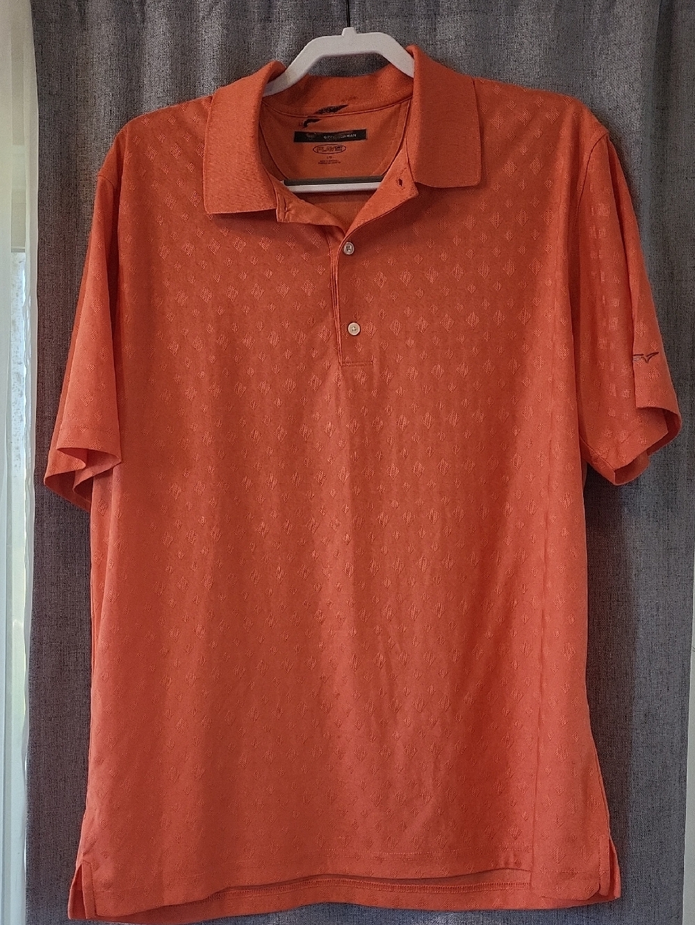 Greg Norman Short-Sleeve Orange Polo